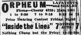 Shubert Lafayette Theatre - Old Ad
